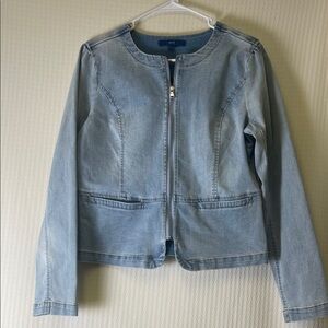 Apt. 9 Women's Soft Blue Jean Jacket